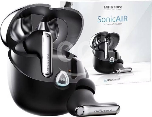 Other electronics in Achrafieh - سماعات HiFuture SonicAir اللاسلكية (لون أسود) | HiFuture SonicAir Wireless Earbuds (Black)