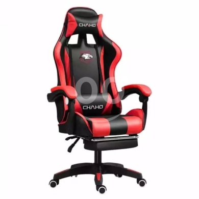 كرسي ألعاب مريح مع مسند للقدمين ودعم للظهر | Ergonomic Gaming Chair with Footrest & Suppo… — 2