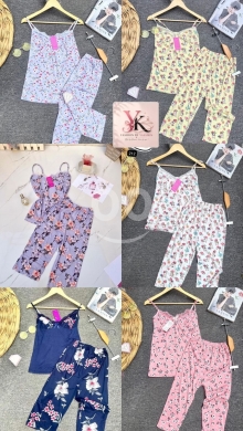 Clothes, Footwear & Accessories in Beirut City - طقم بنتكور نسائي قطن ليكرا - عرض خاص ٣ حبات بـ ١٥ دولار | Women&#039;s Cotton Lycra Set 3pcs for $15