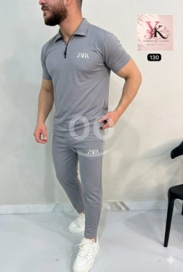 بجامة رجالي قماش جاكار صيفي مريح | Men's Comfortable Summer Jacquard Pajama Set — 3
