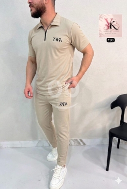 بجامة رجالي قماش جاكار صيفي مريح | Men's Comfortable Summer Jacquard Pajama Set — 6