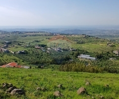 R9-3678 Two Lands for Sale in Bireh – Akkar, 2 Connected Plots, 5500 m² Each, Panoramic View قطعتا أرض متصلتان للبيع في بيريه عكار، 5500 م² لكل واحدة، إطلالة بانورامية