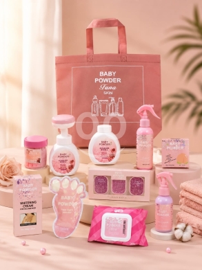 Health & Beauty in Beirut City - مجموعة &quot;بيبي باودر&quot; المتكاملة للعناية بالبشرة | Baby Powder Complete Skincare Set