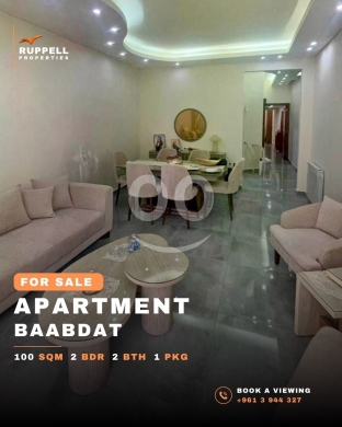 Apartments for sale in Baabdat - شقة للبيع في قنبات برمانا - مساحة 100 متر مربع | Apartment for Sale in Qennabet Baabdat - 100 sqm