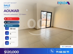 A 130 m2 apartment for sale in Aoukar/ JA77.A.546