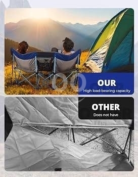 كرسي تخييم مزدوج قابل للطي من DEERFAMY | DEERFAMY Folding Double Camping Chair — 3