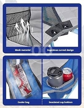 كرسي تخييم مزدوج قابل للطي من DEERFAMY | DEERFAMY Folding Double Camping Chair — 6