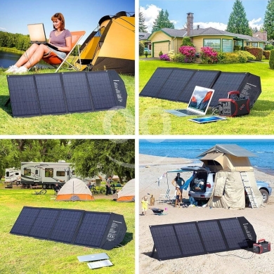 شاحن طاقة شمسية محمول بقدرة 120 واط | 120W Portable Solar Power Panel — 8