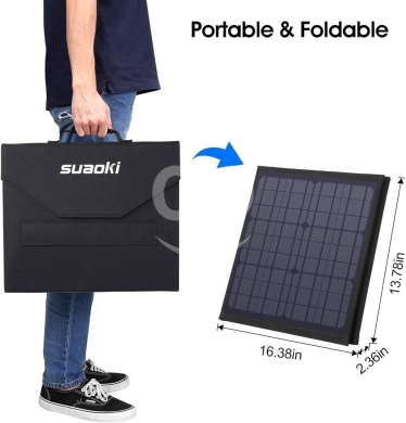 شاحن طاقة شمسية محمول بقدرة 120 واط | 120W Portable Solar Power Panel — 3