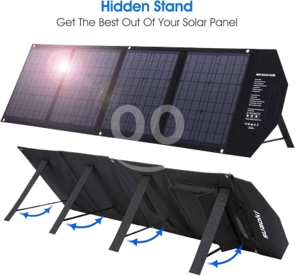 شاحن طاقة شمسية محمول بقدرة 120 واط | 120W Portable Solar Power Panel — 4