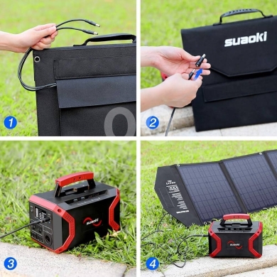 Other electronics in Achrafieh - شاحن طاقة شمسية محمول بقدرة 120 واط | 120W Portable Solar Power Panel