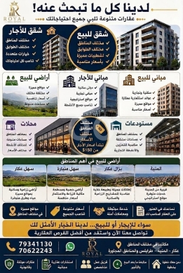 Other real estate in Minieh - خدمات عقارية شاملة مع Royal Real Estate | Comprehensive Real Estate Services with Royal Real Estate