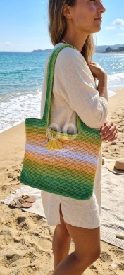 Vêtements, chaussures et accessoires dans Jbeil - شنطة بحر بألوان صيفية رائعة | Summer Colors Beach Bag