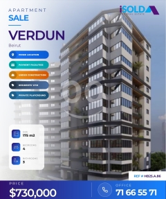 APARTMENT FOR SALE IN VERDUN-175m2/ HB25.A.86