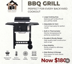 شواية باربيكيو منزلية متينة | Durable Backyard BBQ Grill