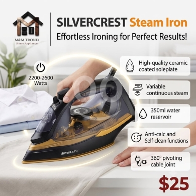 Other home appliances dans Beyrouth - مكواة بخار سيلفر كريست المتطورة | SILVERCREST Advanced Steam Iron