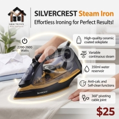 مكواة بخار سيلفر كريست المتطورة | SILVERCREST Advanced Steam Iron