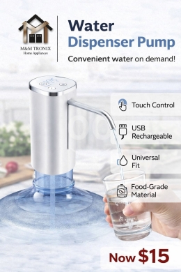 مطبخ في مدينة بيروت - مضخة مياه أوتوماتيكية سهلة الاستخدام | Automatic Water Dispenser Pump
