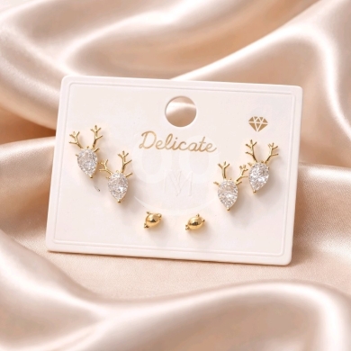 كرت أقراط مميز | Elegant Earrings Set — 2