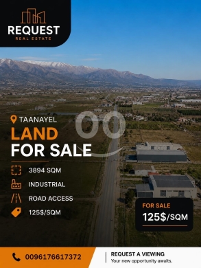 Lands for sale in Taanayel - شاليه دوبلكس للبيع في وادي كفرمتى عاليه | Duplex Chalet for Sale in Wadi Kafarmatta Aley