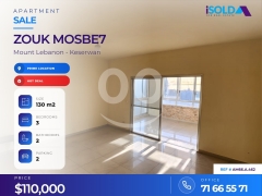 3 bedroom apartment 4sale in Zouk mosbeh - ذوق مصبح