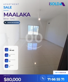 A 110 m2 apartment for sale in Maalaka, Zahle/ GG21.A.32