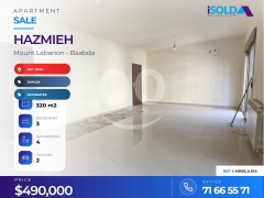A decorated 310 m2 duplex apartment with a 30 m2 terrace for sale in Hazmieh/ MR95.A.184