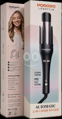 Other electronics في راس النبعا - جهاز تصفيف الشعر التلقائي من بورودو 2 في 1 | Porodo Automatic 2-in-1 Hair Styler
