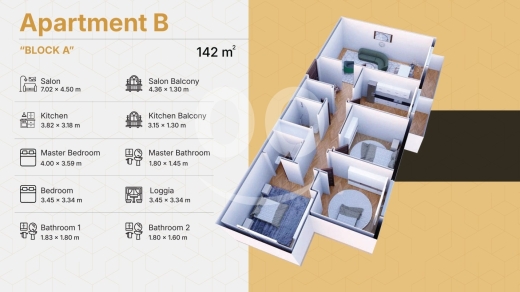 Apartments for sale dans Abou Samra - شقة 142م في مشروع Dabliz Residence، أبو سمراء | 142sqm Apartment in Dabliz Residence, Abu Samra