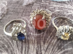 طقم مجوهرات فضة عيار 925 بتصاميم فاخرة ومكفولة | Luxury 925 Silver Jewelry Set with Guarantee