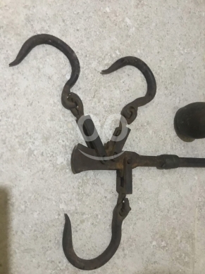 ميزان انتيكا تراثي مع ثقل نحاسي للبيع | Antique Scale with Brass Weight for Sale — 5