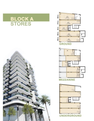 عقارات تجارية للبيع في Mina road - متاجر للبيع تحت الإنشاء في مشروع أمارا طرابلس - بلوك A | Under-Construction Stores at Amara Tripoli