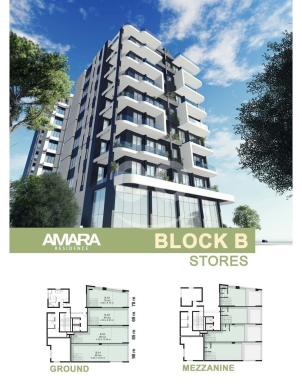 عقارات تجارية للبيع في Mina road - متاجر للبيع تحت الإنشاء في مشروع أمارا طرابلس - بلوك B | Under-Construction Stores at Amara Tripoli