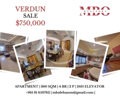 شقة واسعة للبيع في فردان 360م² | Spacious Apartment for Sale in Verdun 360sqm