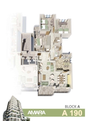 شقق للبيع في Mina road - شقة للبيع تحت الإنشاء في مشروع أمارا طرابلس - 190 متر مربع | Under-Construction Apartment Mina Road
