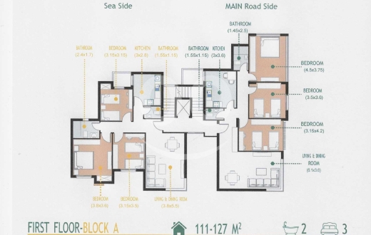 شقق للبيع في دده - شقق الطابق الأول في بلوك A بسعر مميز | First Floor Apartments in Block A at a Great Price
