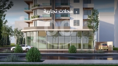 محلات تجارية قيد الإنشاء في مشروع ريفا كورنر | Commercial Spaces Under Construction at Riva Corner