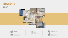 شقة 150 متر مربع في طه سنتر (Block B) - طرابلس | 150sqm Apartment in Taha Center (Block B) - Tripoli