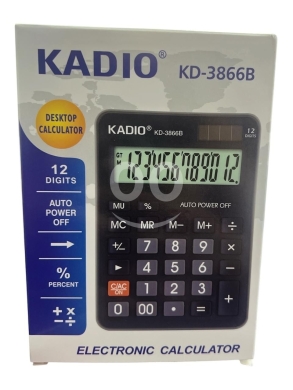 Other electronics في عجلتون - آلة حاسبة مكتبية كاديو KD-3866B بـ 12 رقم | KADIO KD-3866B 12-Digit Financial Desktop Calculator