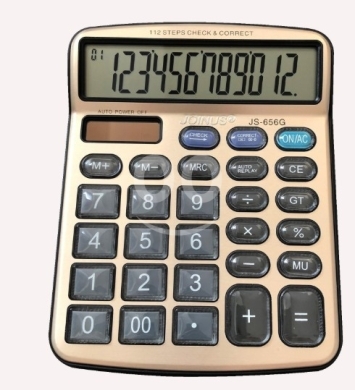 Other electronics في عجلتون - Joinus JS-656 12 Digit Tax Calculator Solar Powered Dual Power Supply Desktop Calculator For Busines