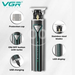 ماكينة حلاقة احترافية VGR V-009 بشفرات ستانلس ستيل | VGR V-009 Professional Hair Trimmer