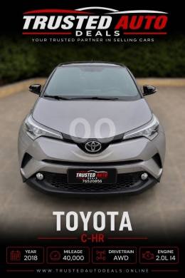 تويوتا سي اتش ار 2018 بحالة ممتازة - Toyota C-HR 2018 Excellent Condition |