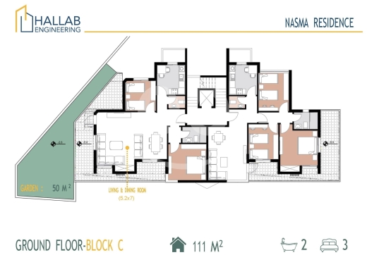Apartments for sale dans Deddeh - شقة أرضية فاخرة مع حديقة وتراس جهة الطريق العام في دده | Luxury Ground Floor Apartment with Garden