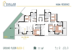 شقة أرضية فاخرة مع حديقة وتراس جهة الطريق العام في دده | Luxury Ground Floor Apartment with Garden