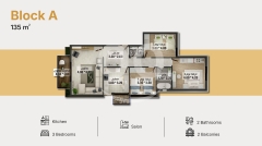 شقة مودرن 135 م² في البحصاص طرابلس | Modern 135 sqm Apartment in Bahsas