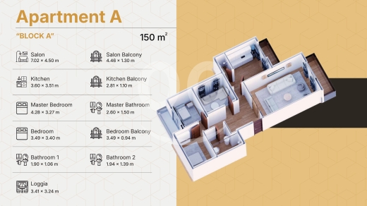 Apartments for sale dans Abou Samra - شقة فاخرة 150 م&sup2; للبيع في أبو سمرا | Luxury 150 sqm Apartment for Sale in Abu Samra