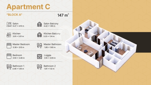 Apartments for sale dans Abou Samra - شقة فاخرة 147 م&sup2; للبيع في أبو سمرا | Luxury 147 sqm Apartment for Sale in Abu Samra