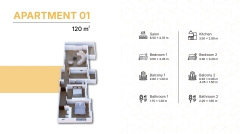 شقة لقطة 130 م² للبيع في القبة طرابلس | Luxury 130 sqm Apartment in Qoubbeh
