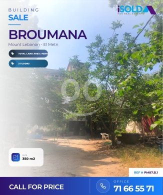 العقارات الأخرى في برمانا - A 350 m2 building for sale in Broumana / PM87.B.1