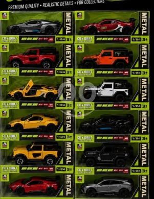 Gaming Console & Accessories in Hamra - City Drift Metal Car Collection - Speed Racing &amp; Off-Road Models Starting from 18$ to 65$